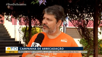 Sesc realiza campanha de arrecadação de roupas, sapatos e brinquedos