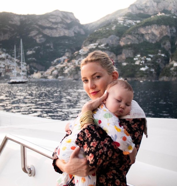 Kate Hudson e filha (Foto: Reprodução/Instagram)