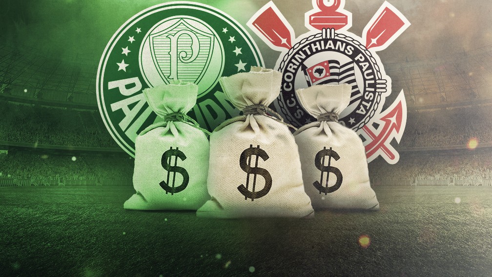 Dérbi do dinheiro! Veja a comparação financeira dos rivais Palmeiras e Corinthians