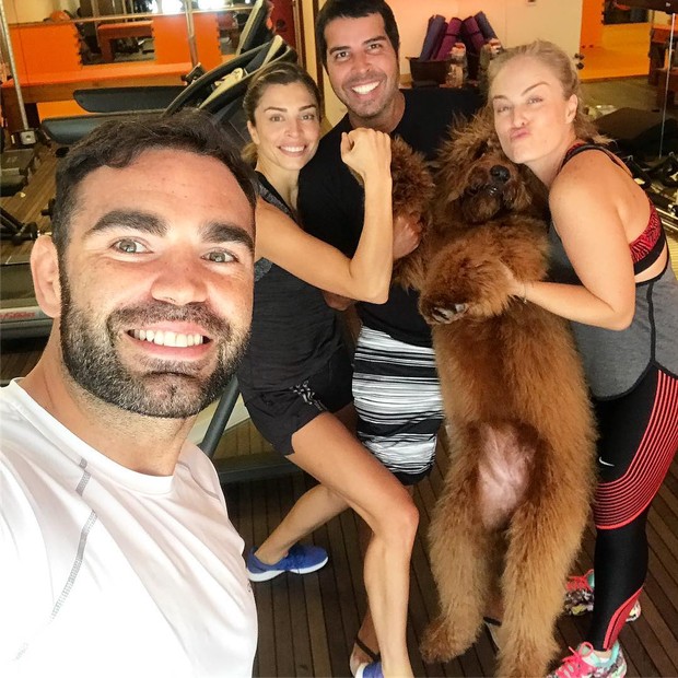 Grazi Massafera e Angélica treinam juntas (Foto: Reprodução/Instagram)