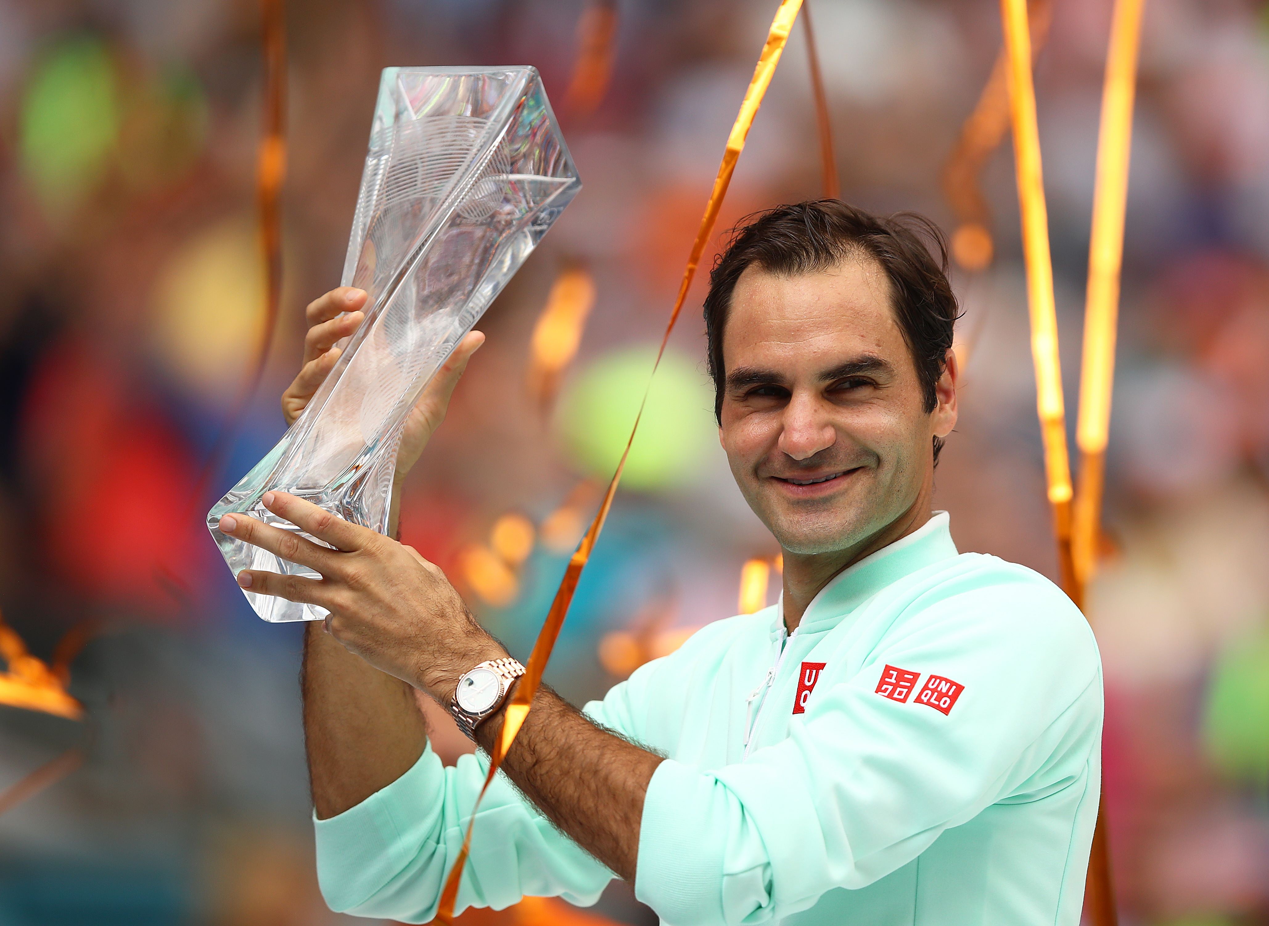 Federer e seu 101º troféu de simples