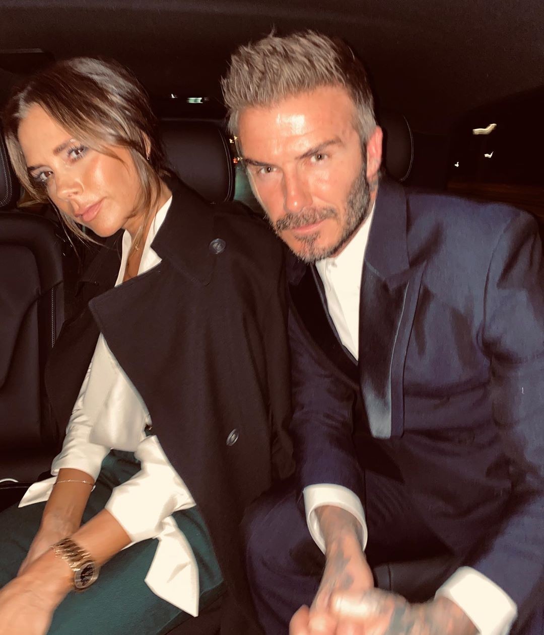 Victoria Beckham e David Beckham (Foto: Reprodução/Instagram)