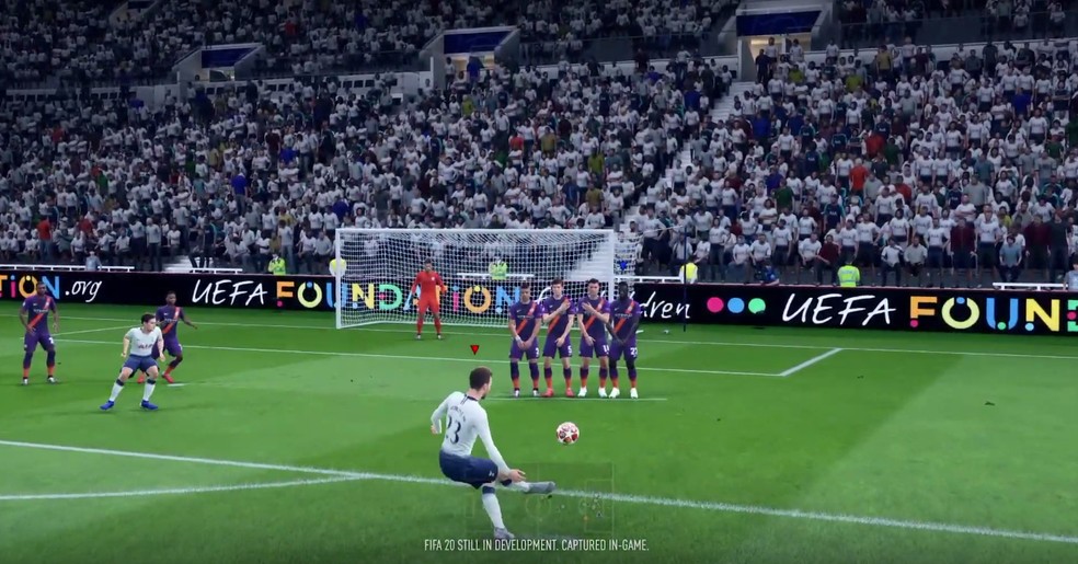 FIFA 20 terÃ¡ chutes mais reais â€” Foto: ReproduÃ§Ã£o / TechTudo