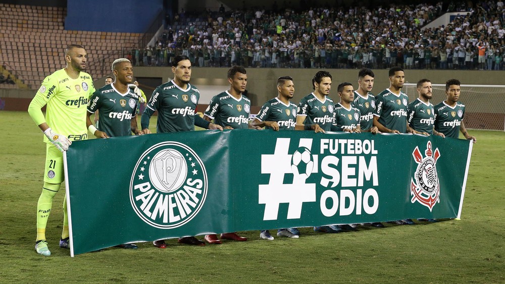 Se vencer hoje, Palmeiras completa a temporada com 100% de aproveitamento contra o Corinthians, o que só ocorreu duas vezes neste século