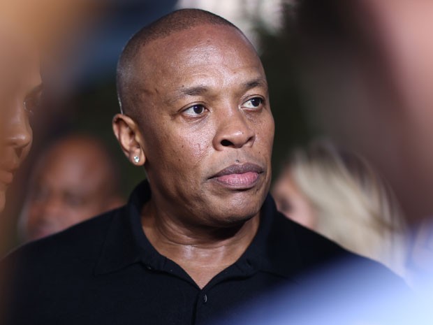 Dr. Dre na première em Los Angeles de 'Straight outta Compton', no Microsoft Theater, em 1º de agosto de 2015 (Foto: John Salangsang/Invision/AP)