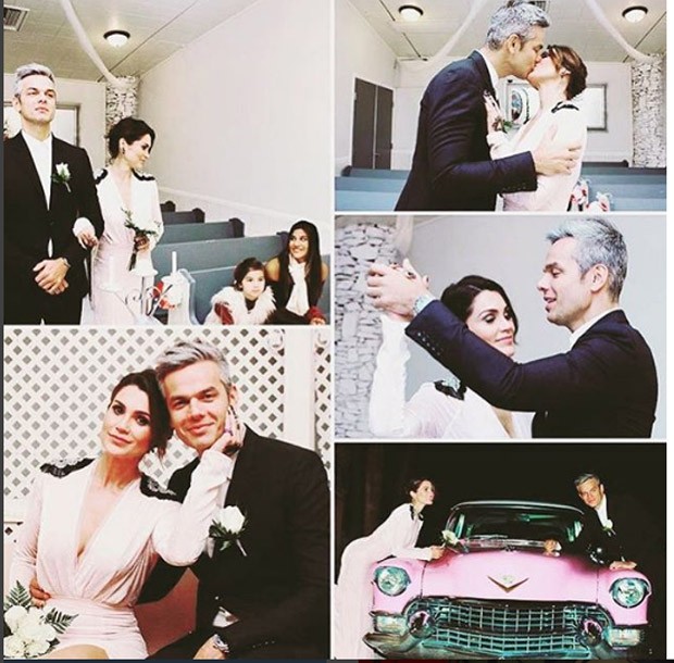 Otaviano Costa e Flávia Alessandra se casam (Foto: Reprodução/Instagram)