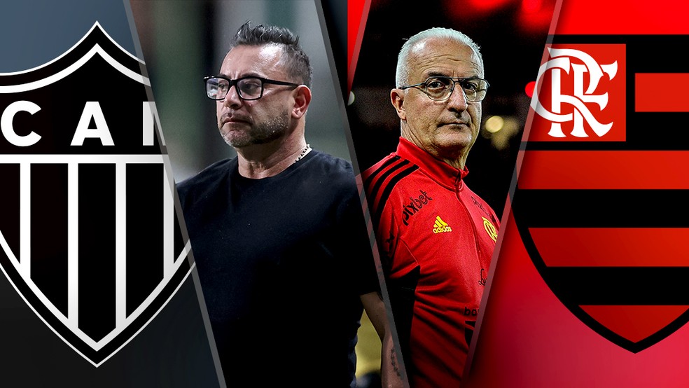 Atlético-MG x Flamengo: clássicos valem sobrevida a Turco e confiança para Dorival Junior