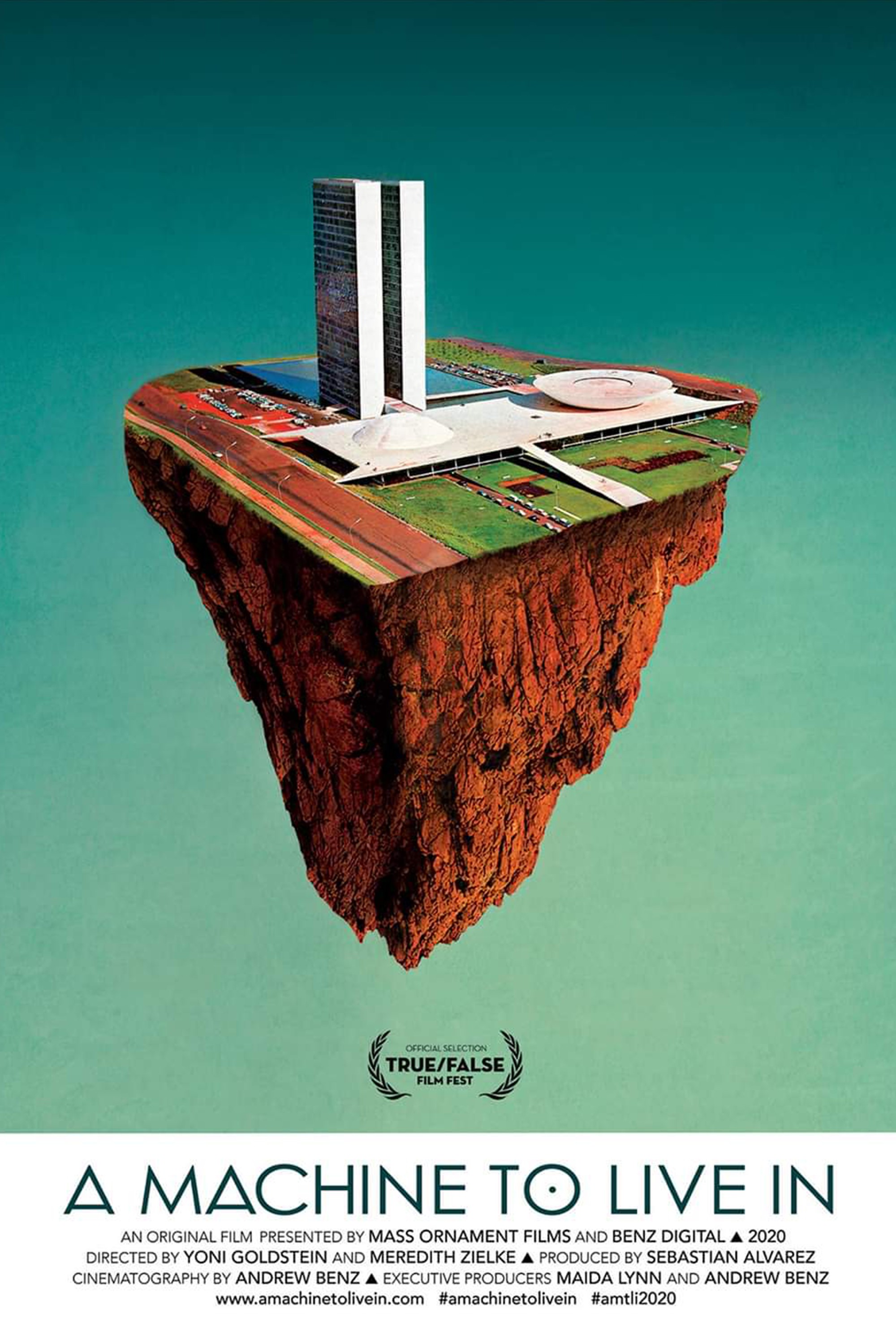 Poster do filme Uma Máquina para Habitar, de Yoni Goldstein e Meredith Zielke (EUA) (Foto: Divulgação)