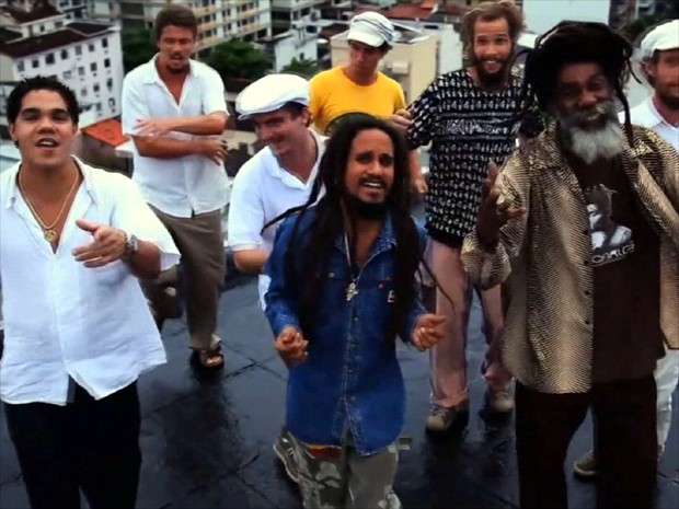 Grupo de reggae carioca faz apresentação em Campinas, SP (Foto: Reprodução / EPTV)