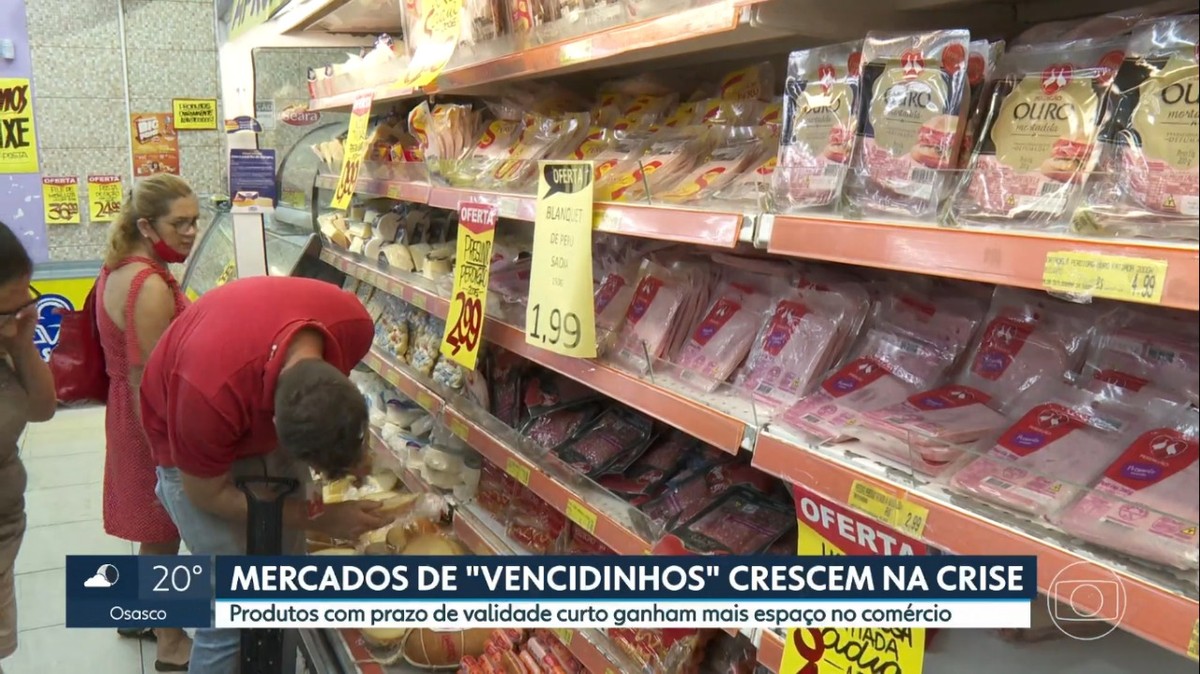 Vencidinhos': com crise, comerciantes que dão desconto a produtos prestes a  perder validade relatam aumento em vendas | São Paulo | G1