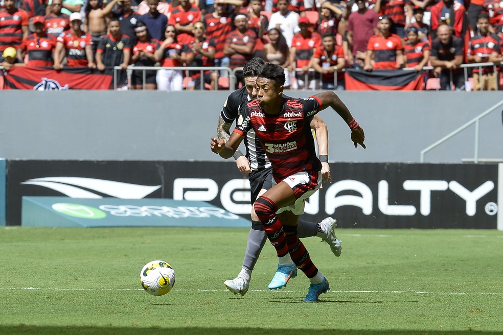 Flamengo x Botafogo: Bruno Henrique — Foto: Marcelo Cortes / Flamengo