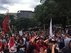 Manifestantes fazem atos em Goiânia contra a reforma da Previdência