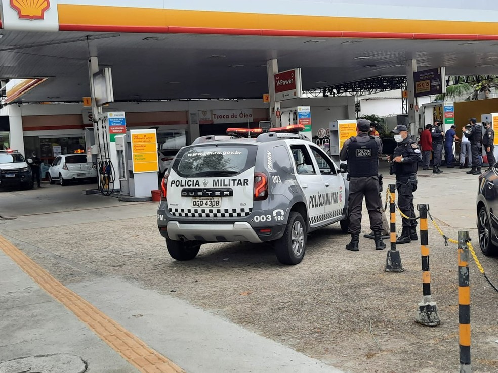 Mais de 100 postos foram fiscalizados durante a operação Petróleo Real no RN. — Foto: Sesed/Divulgação