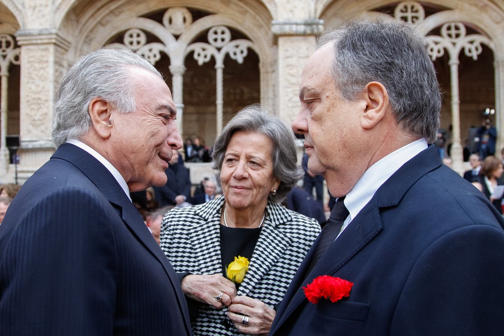 O presidente Michel Temer durante funeral do ex-presidente de Portugal Mário Soares (Foto: Beto Barata/Presidência da República)