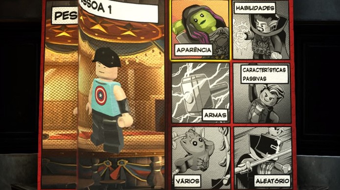 O criador de heróis é de longe a melhor novidade de LEGO Marvel Super Heroes 2 com um alto nível de profundidade na personalização (Foto: Reprodução/Rafael Monteiro)