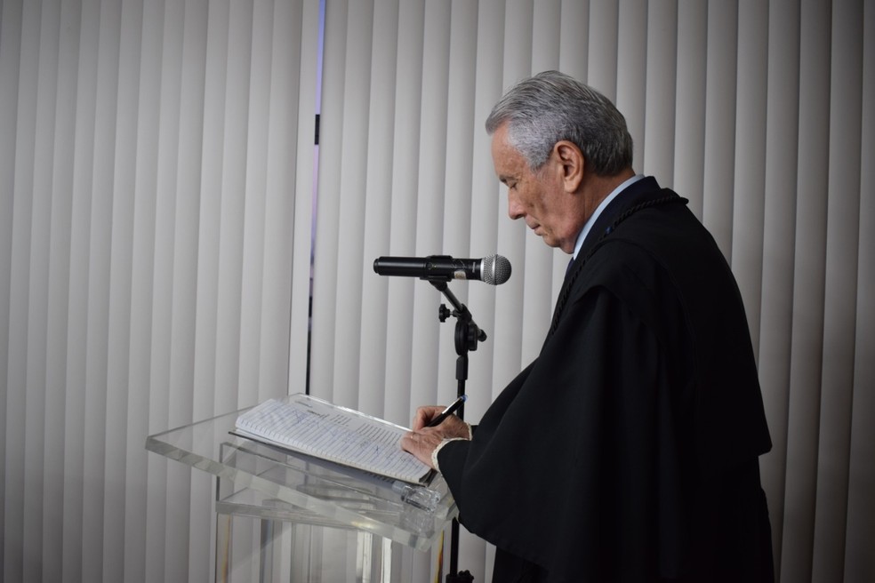 Vivaldo Pinheiro tomou posse nesta quinta-feira no TJRN (7) — Foto: Tasso Pinheiro/TJRN
