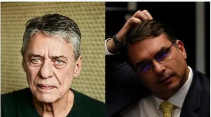 Chico Buarque processou Flávio Bolsonaro por montagem