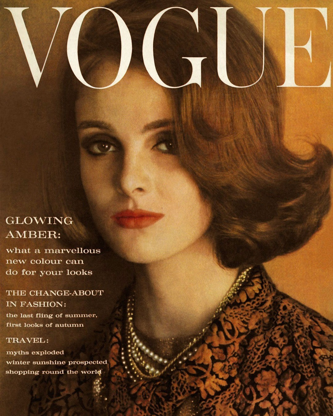 Grace Coddington para a capa de agosto da Vogue britânica  (Foto: Divulgação)