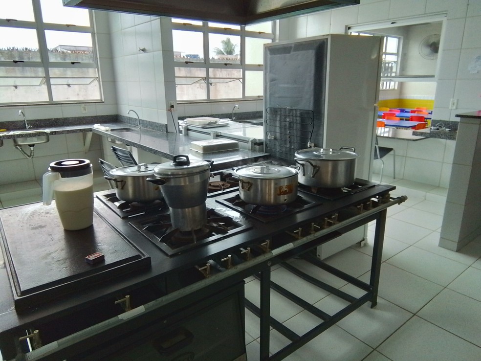 Cozinhas das escolas também foram vistoriadas pelo TCE-RN — Foto: TCE/RN