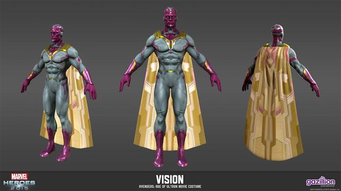 Visão está em Marvel Heroes 2015 (Foto: Divulgação)