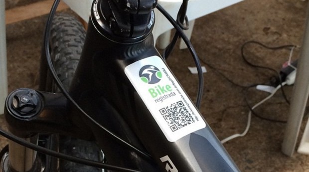 Selo do serviço Bike Registrada (Foto: Reprodução / Instagram / Bike Registrada)