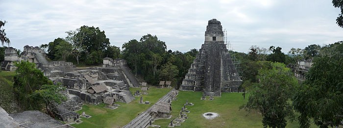 Arquitetura maia na Guatemala (Foto: Wikimedia Commons)