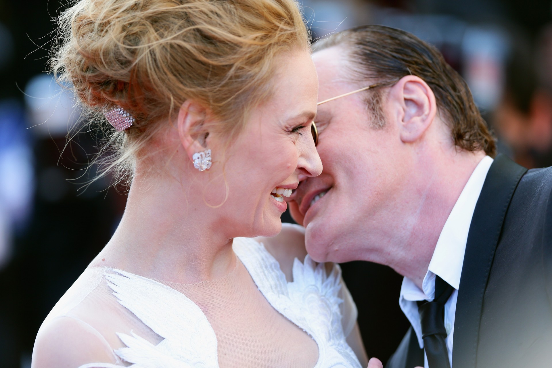 Uma Thurman e Quentin Tarantino (Foto: Getty Images)