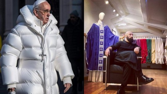 Papa Francisco é vestido por Filippo Sorcinelli e chama atenção com casaco da moda