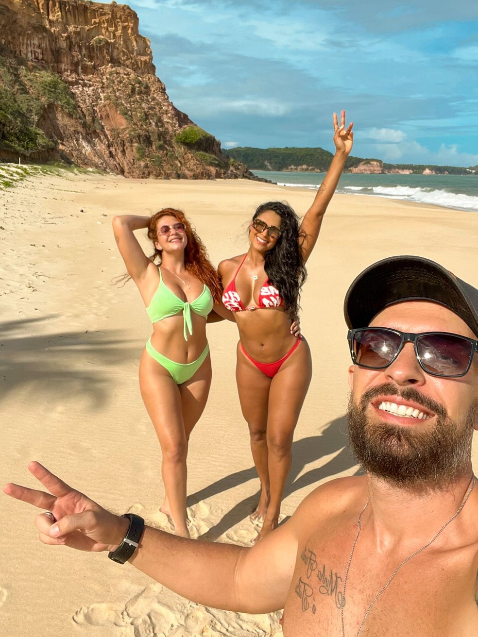 Trisal larga tudo no Tocantins para viver o sonho de morar no litoral nordestino  Foto: Arquivo Pessoal