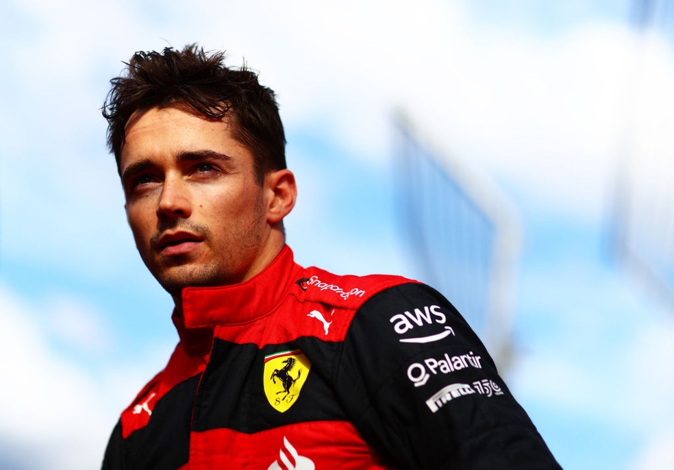 Charles Leclerc, da Ferrari, no GP da Austrália da F1 2022 — Foto: Dan Istitene - Formula 1/Formula 1 via Getty Images