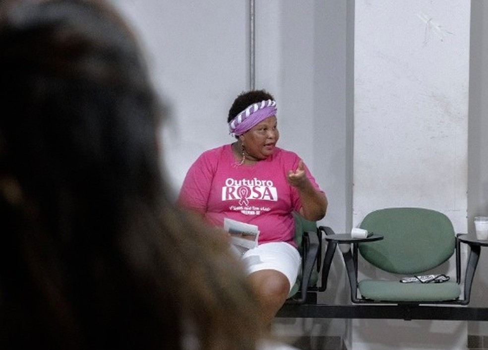 Leliane Borges também é conselheira do Conselho da Diversidade de Várzea Grande — Foto: Reprodução/Francisco Miguel Silva Alves