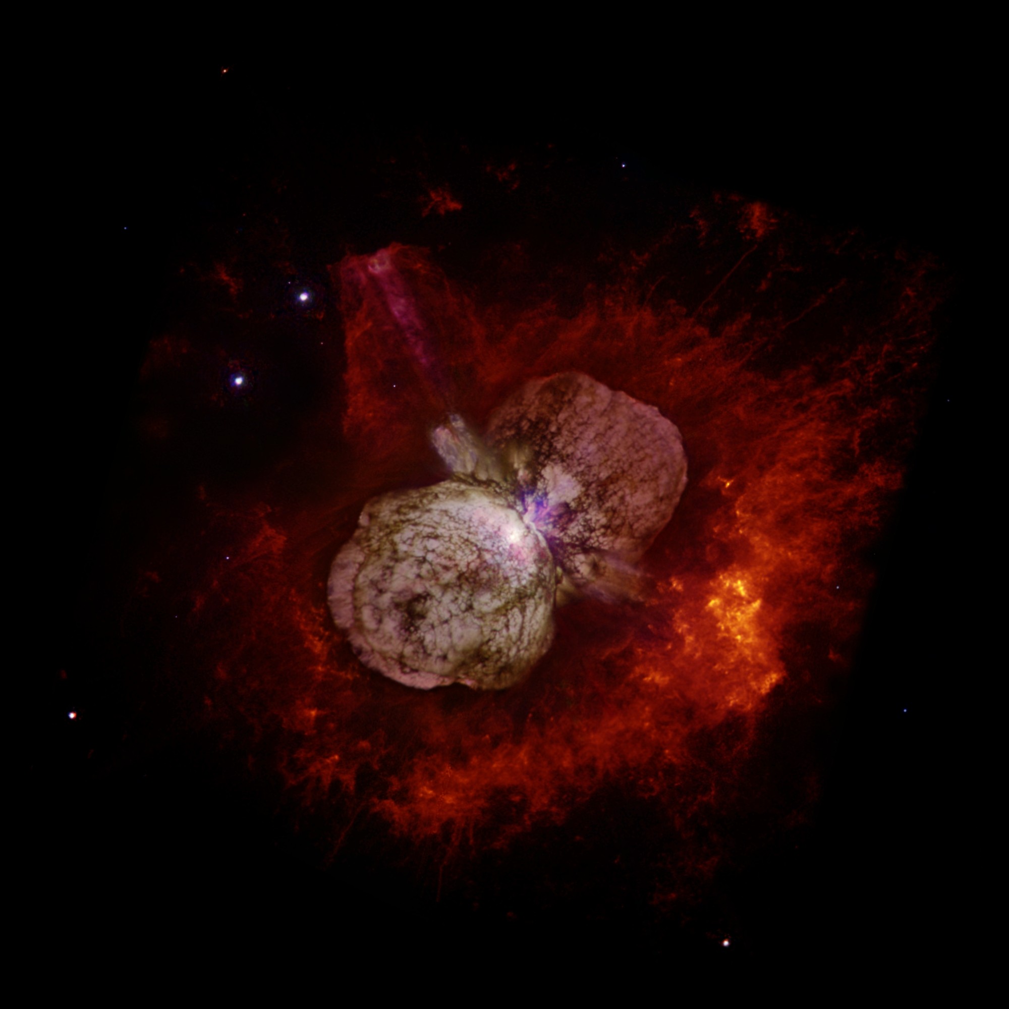Sistema de estrelas Eta Carinae (Foto: NASA)