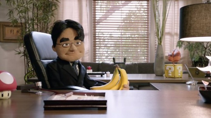 Durante a E3 2015, Satoru Iwata foi representado por um boneco em vídeo (Foto: Reprodução/Nintendo Life)