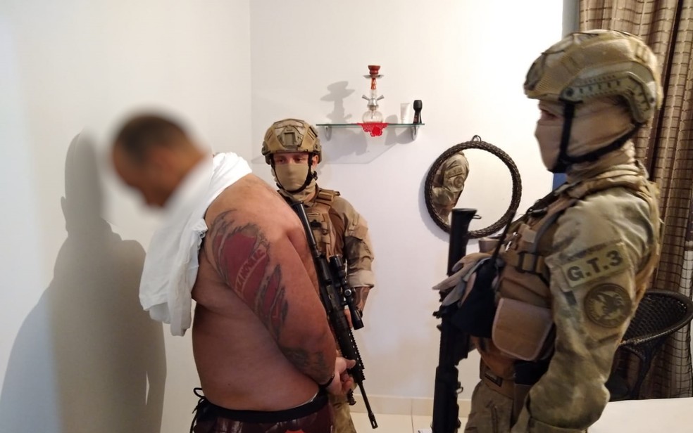 Polícia prende suspeito de participar de torcidas organizadas em Goiás — Foto: Reprodução/Polícia Civil
