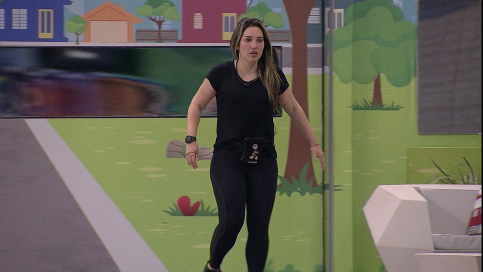 Amanda foi a última a deixar a Prova do BBB 23 — Foto: Globo