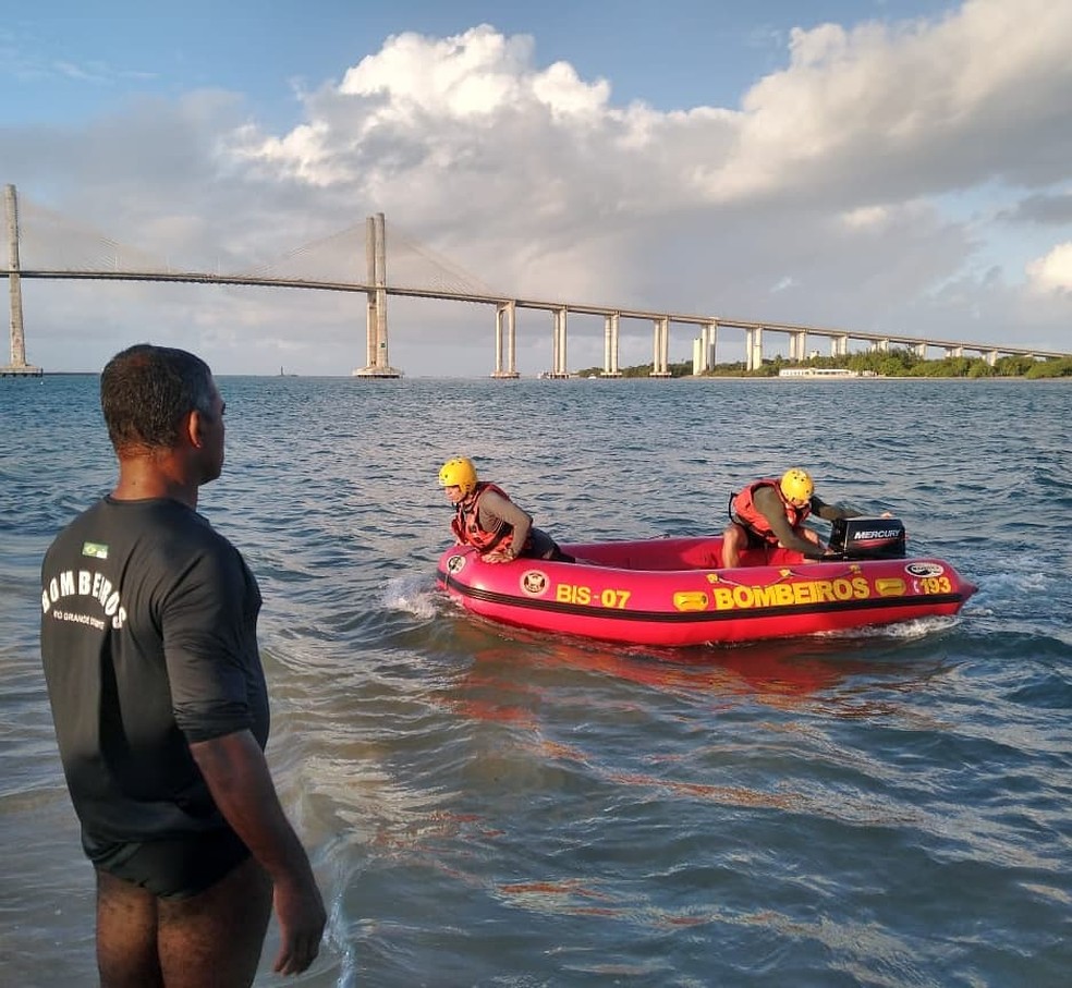 Bombeiros encontram corpo no Rio Potengi durante buscas por adolescente de 14 anos &mdash; Foto: Corpo de Bombeiros/Divulga&ccedil;&atilde;o