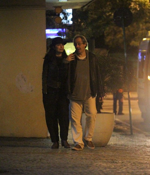  Letícia Sabatella e Daniel Dantas (Foto: Rodrigo Adão/AgNews)