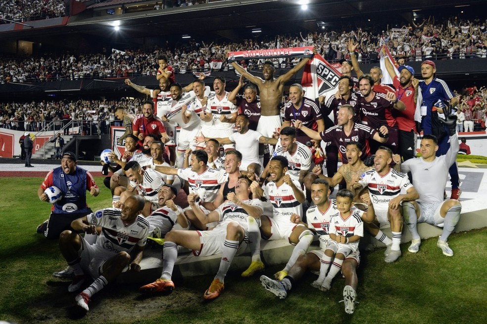 São Paulo finalista da Sul-Americana — Foto: Marcos Ribolli