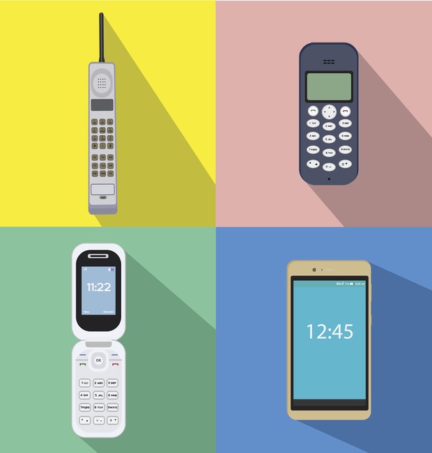 Ao longo dos anos o celular foi ganhando funções e hoje é uma ferramenta imprescindível de comunicação (Foto: GettyImages)