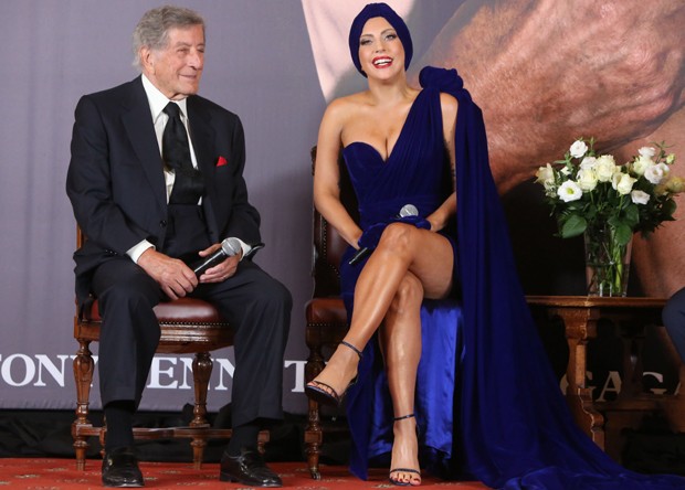 Lady gaga e Tony Bennett (Foto: Getty Images)
