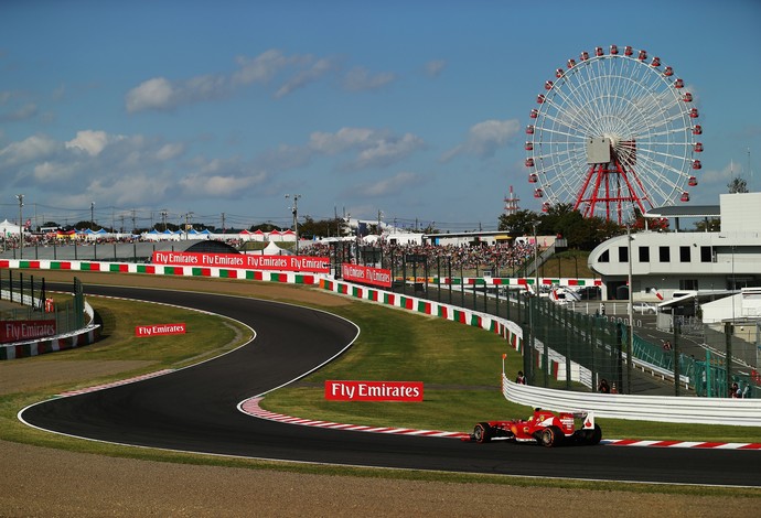 Circuito de Suzuka é o palco do GP do Japão, válido pela 15ª etapa da temporada 2014 (Foto: Getty Images)
