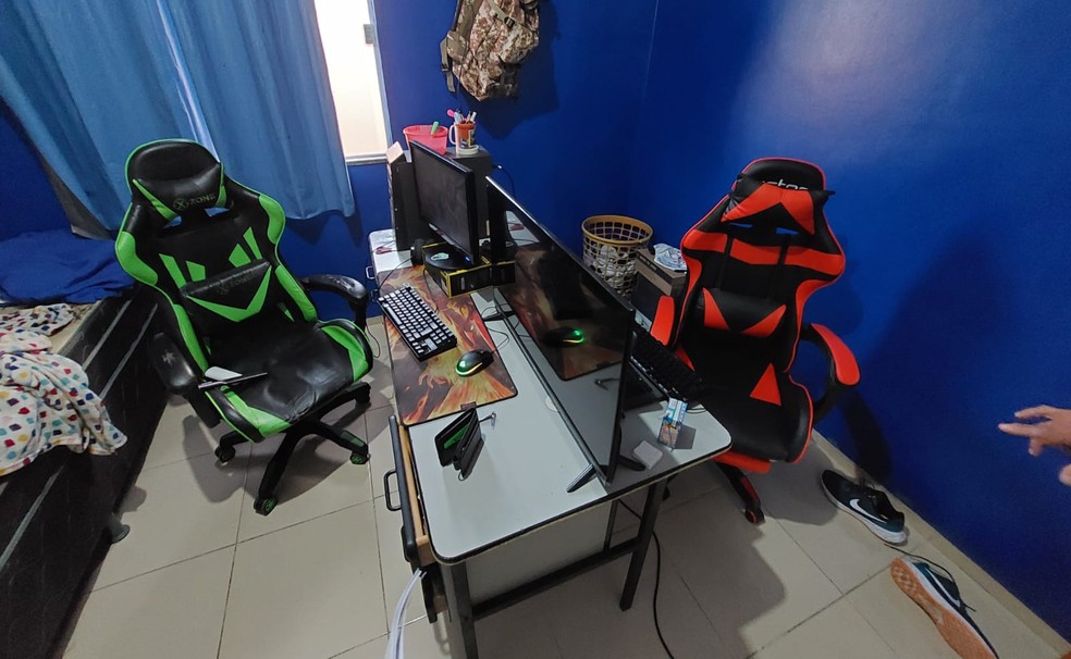 Operação da PF prende suspeito de estuprar e compartilhar imagens de exploração sexual de adolescentes e crianças — Foto: PF/Divulgação