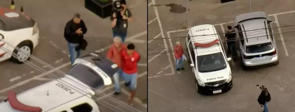 Um suspeito foi preso pela Polícia Civil e outros três envolvidos foram identificados — Foto: Reprodução/Brasil Urgente