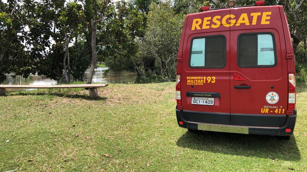 Jovem foi baleado, fugiu e corpo foi encontrado no Rio Verde 3 dias depois em em Lucas do Rio Verde — Foto: Corpo de Bombeiros de Mato Grosso/Divulgação