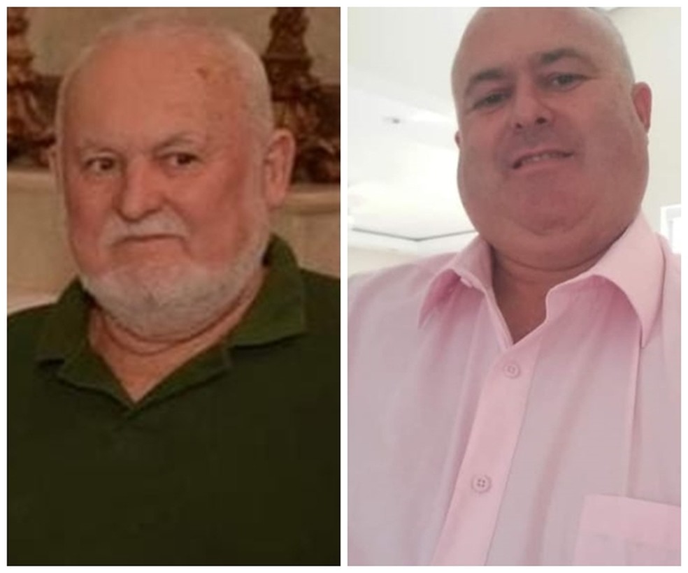 Jair Perassa, de 69 anos, e Jocimar Júnior Perassa, de 41 anos, morreram à espera de leitos em Urupês — Foto: Arquivo pessoal 
