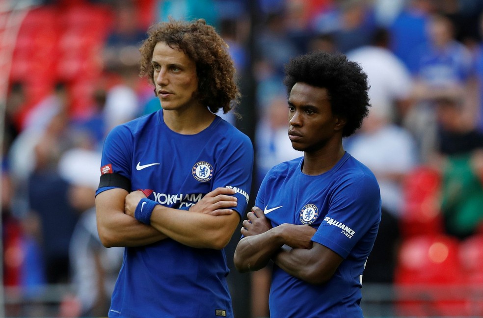 David Luiz é um dos destaques do Chelsea ao lado de Willian (Foto: Reuters)