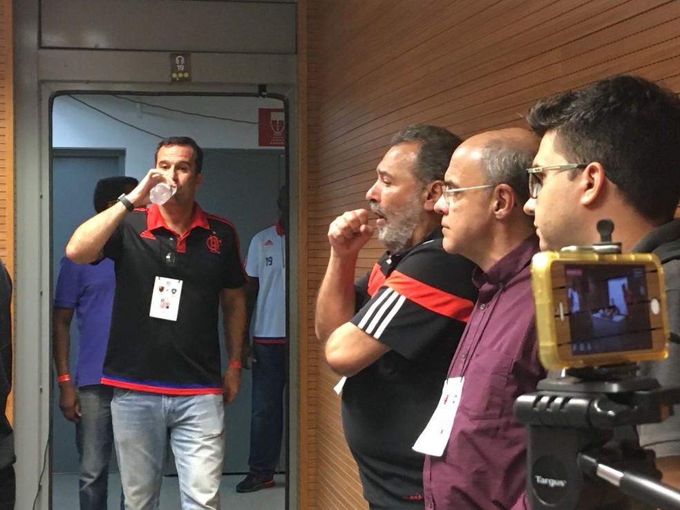 Lomba serÃ¡ o candidato de Bandeira Ã  presidÃªncia: vice de futebol conta com apoio do grupo SÃ³Fla (Foto: Raphael Zarko)