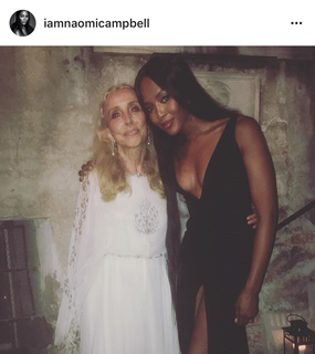 Franca com Naomi Campbell   
