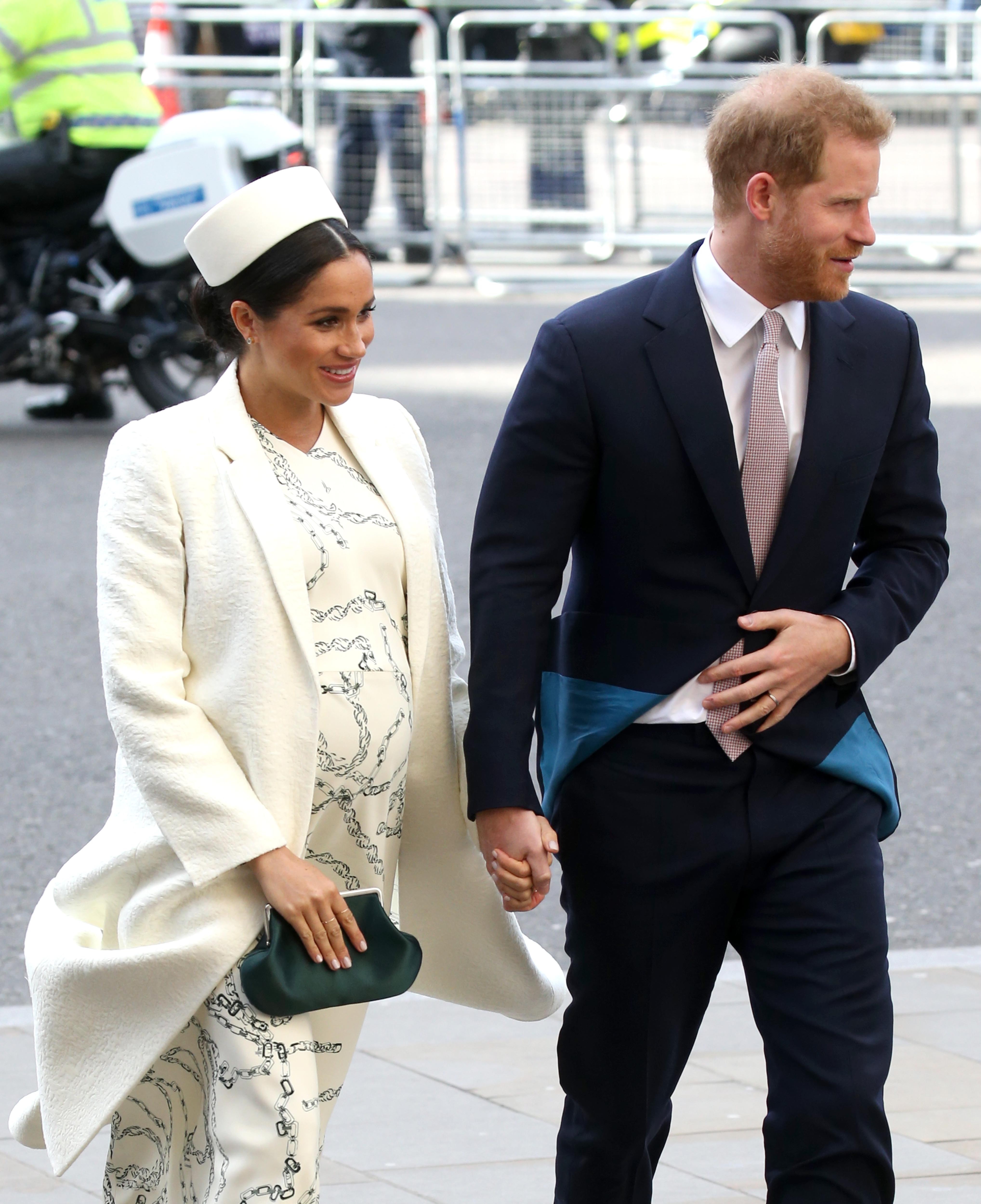 A atriz e duquesa Meghan Markle e o marido, o Príncipe Harry (Foto: Getty Images)