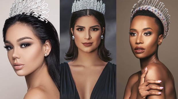 Candidatas do Chile, Brasil e África do Sul ao Miss Universo 2019 (Foto: Reprodução/Instagram)